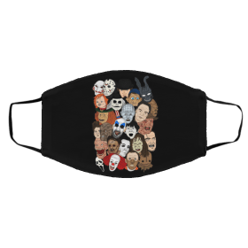 H-orr-or Mo-vie G-od-s C-olo-r Ha-nd-ma-de Face Mask