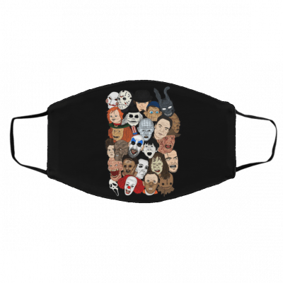 H-orr-or Mo-vie G-od-s C-olo-r Ha-nd-ma-de Face Mask