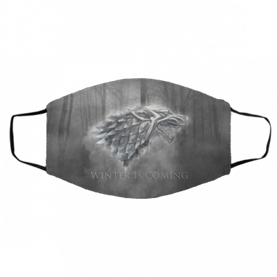 Wi-nt-er Is- Co-mi-ng Face Mask