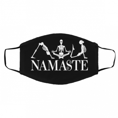 Skeleton yoga Halloween Face Mask