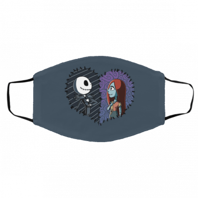 Ja-ck Ske--llin-gton a--nd Sa-lly Si-mp-ly Ha-llo-wee-n Face Mask