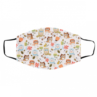 Lo-go Bra-nd 2-0-20 Ow-ls I-n T-he T-re-e Face Mask