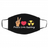 Pe-ace Lo-ve Rad-iolog-y Face Mask