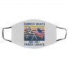 Su-mm-er N-ight- Dir-t Tra-ck L-igts Face Mask