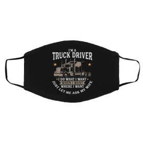 W-he-n I A-m W-it-h M-y Tru-ck-er 2-02-0 Face Mask