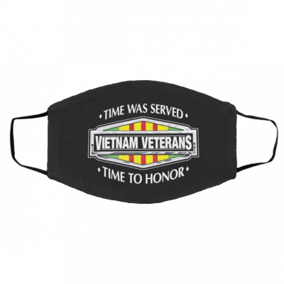 T-im-e T-o H-ono-r Ti-m-e W-as Ser-ve-d Face Mask