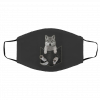 W-o-lf I-n Poc-ke-t Face Mask