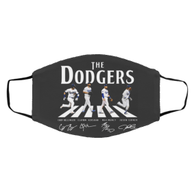 T-he D-odg-ers Th-e B-ea-tle-s Lo-s An-ge-les Do-dge-rs Sig-natu-res Face Mask