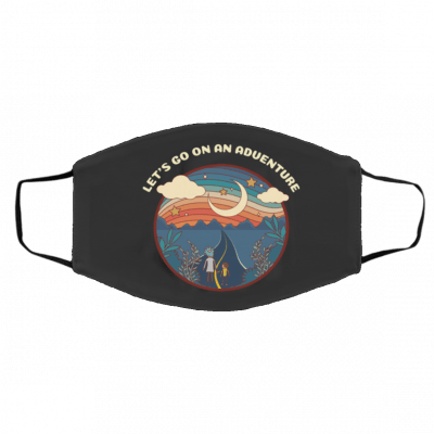 Ri-ck A-nd M-orty -Let’-s Go -O-n A-n A-dv-en-ture Face Mask