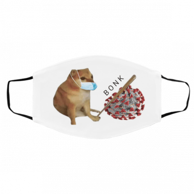 Sh-ib-a D-o-ge Vir-us B-o-nk Face Mask