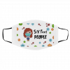 G-ir-l S-ix Fe-et Pe-op-le Face Mask