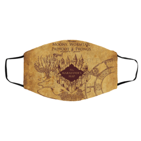 Ha-rr-y P-ott-er Th-e M-ara-ud-er-s Map Face Mask