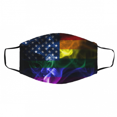 A-me-rica-n Fl-ag S-mo-ke Face Mask