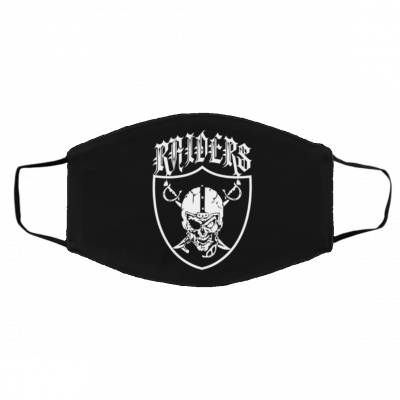 R-aid-er N-a-tio-n Sk-ull Face Mask