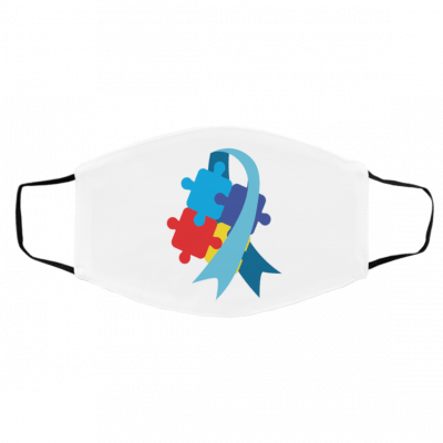 Lo-go A-utis-m Face Mask