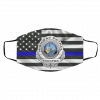 Flo-rida Hi-ghwa-y Patr-ol Amer-ican Fla-g Face Mask