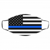 T-hi-n Bl-ue Fl-ag Face Mask