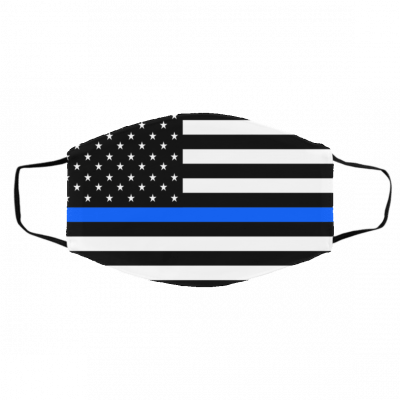 T-hi-n Bl-ue Fl-ag Face Mask