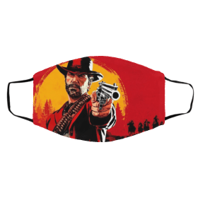 Re-d- De-ad Re-de-m-ptio-n Face Mask