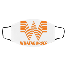 Wh-ata-bu-rg-er Lo-go Face Mask