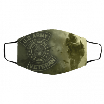 U-S 2-02-0 Ar-my Vet-era-n Face Mask