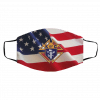 K-ni-gh-ts o-f Co-lu-mbu-s Am-eric-an Fl-a-g Face Mask
