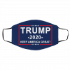 D-on-al-d Tr-um-p 2-0-20 Ke-ep Am-e-rica G-r-e-at Face Mask
