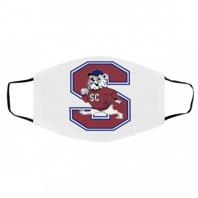 SO-U-TH CA-ROL-I-NA ST-AT-E BU-LL-DOG-S Face Mask