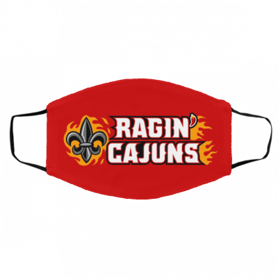 Lo-ui-sia-na Ra-g-in Ca-jun Face Mask