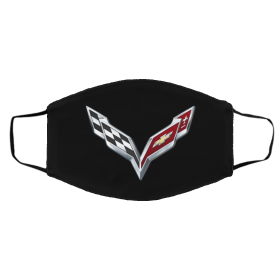 Ch-e-vro-let Co-r-vet-te Lo-go Face Mask