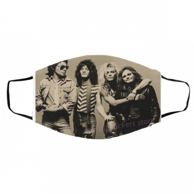 V-an H-ale-n Ro-ck Ba-nd Face Mask