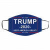 Tr-um-p 20-20 K-e-ep am-e-ri-ca Face Mask