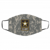 U-S A-rm-y Ca-mo Face Mask