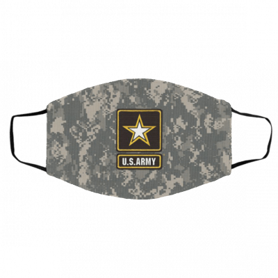 U-S A-rm-y Ca-mo Face Mask