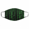 T-he Matrix Code Face Mask