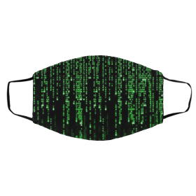 T-he Matrix Code Face Mask
