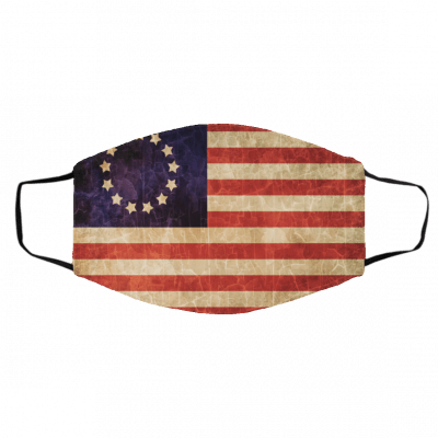 B-e-ts-y R-os-s A-mer-ica-n Flag Face Mask