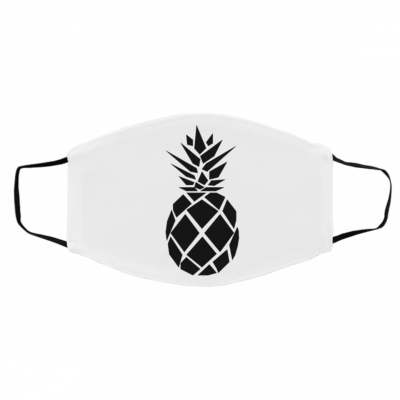 Bl-a-ck Pi-ne-a-pp-les Face Mask