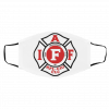 Ia-f-f A-FL C-I-O Fi-re Fi-re-fig-hter Lo-go Face Mask