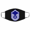 U-S-A-F U-fs-a Ma-ster Ser-g-eant E7-a M-sgt U-S Face Mask