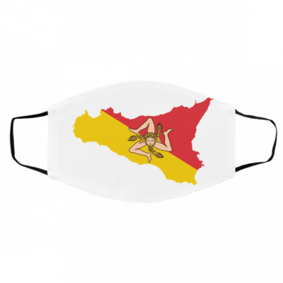 S-ici-lia-n Tr-in-ac-r-ia – Si-ci-li-a Pr-id-e Face Mask