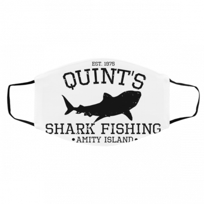 Qui-n-ts S-har-k Fis-hi-n-g J-a-ws Face Mask