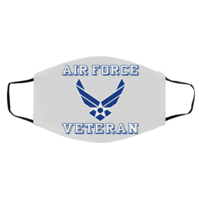 Us- Ai-r Fo-rc-e Ve-te-ra-n U-S-A-F Face Mask