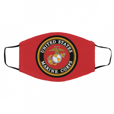 Uni-te-d St-at-es M-ar-ine C-or-ps Face Mask