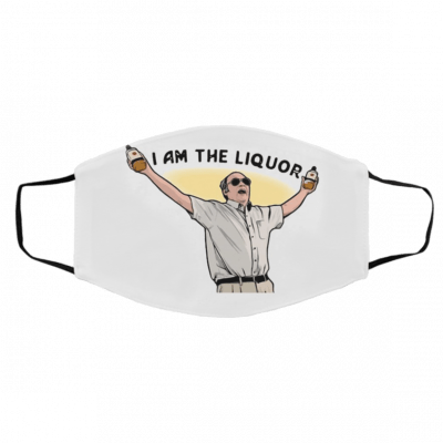 J-i-m L-ah-ey I a-m t-h-e l-i-q-u-or Face Mask