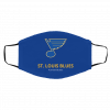 S-t L-o-uis Bl-ue-s Face Mask