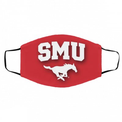 Smu Mustangs Face Mask