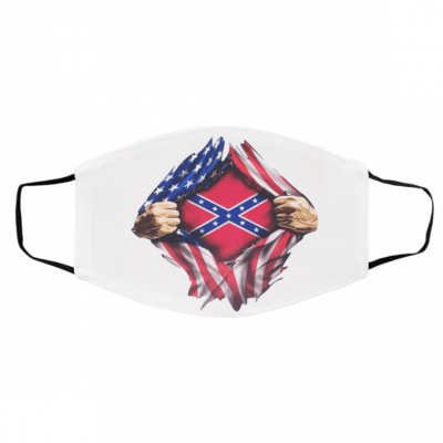 Co-nfe-der-ate Fl-a-gs i-nsi-de m-e Face Mask