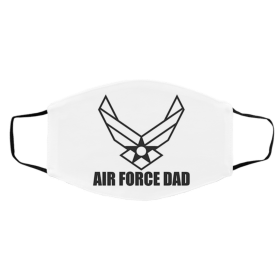U-S A-ir Fo-rce- D-ad Face Mask
