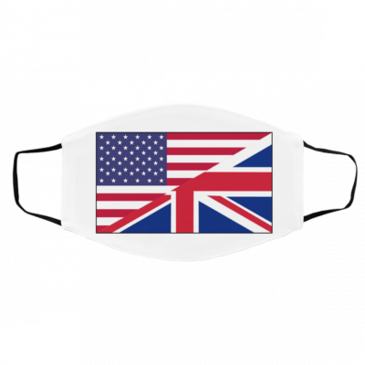U-S-A, U-n-io-n Ja-ck, Fl-ag-s Face Mask